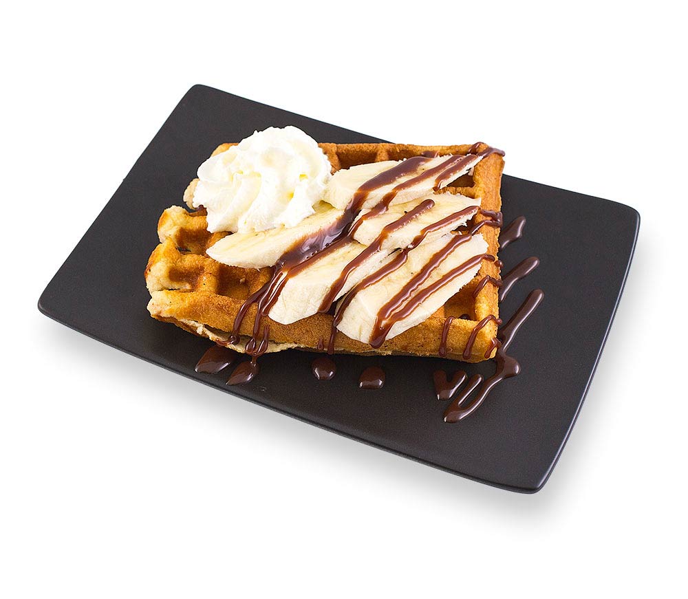 Banane-Schoko & Sahne Waffeln Banane